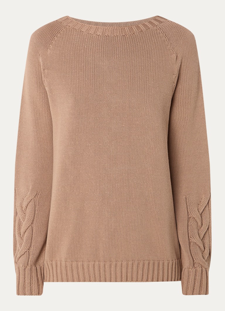 Pulover Harald Chunky Tricot cu guler rotund de la MaxMara