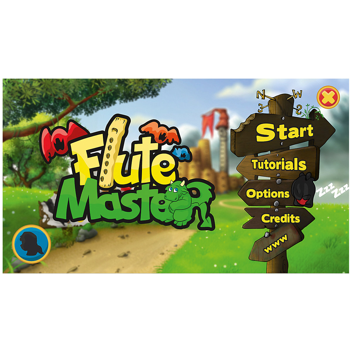 Flute Master (App) mit Blockflöte aus Kunststoff (deutsche Griffweise)