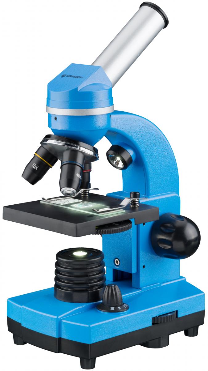 Bresser Junior Schülermikroskop BIOLUX SEL blau