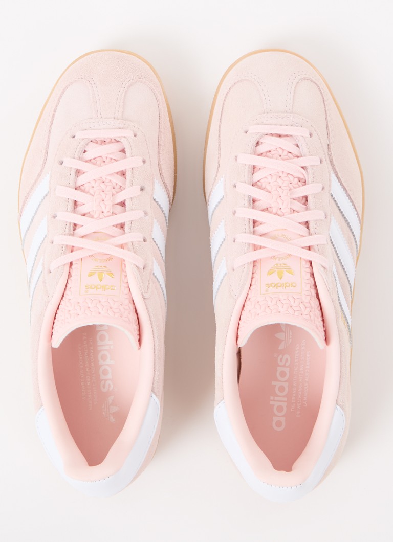 Kožené vnútorné tenisky Adidas Gazelle so semišovými detailmi
