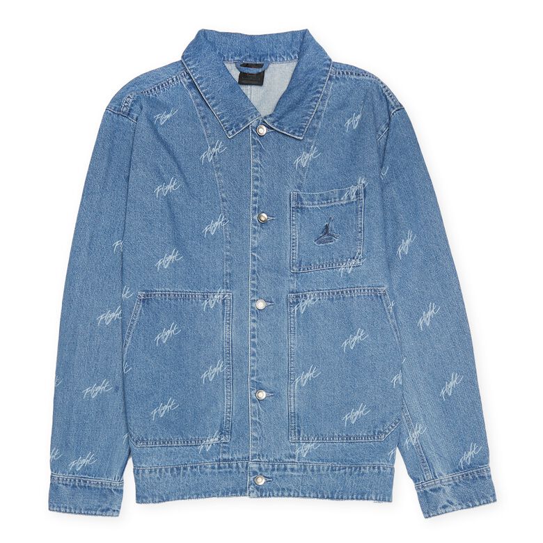 JORDAN Flight Heritage Denim Jacket blue grey