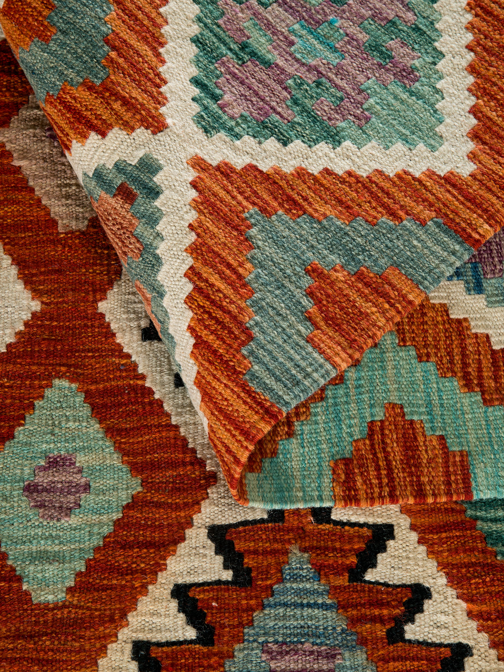 Afghan Kelim ca. 204 x 297 cm, Unikat / Einzelstück