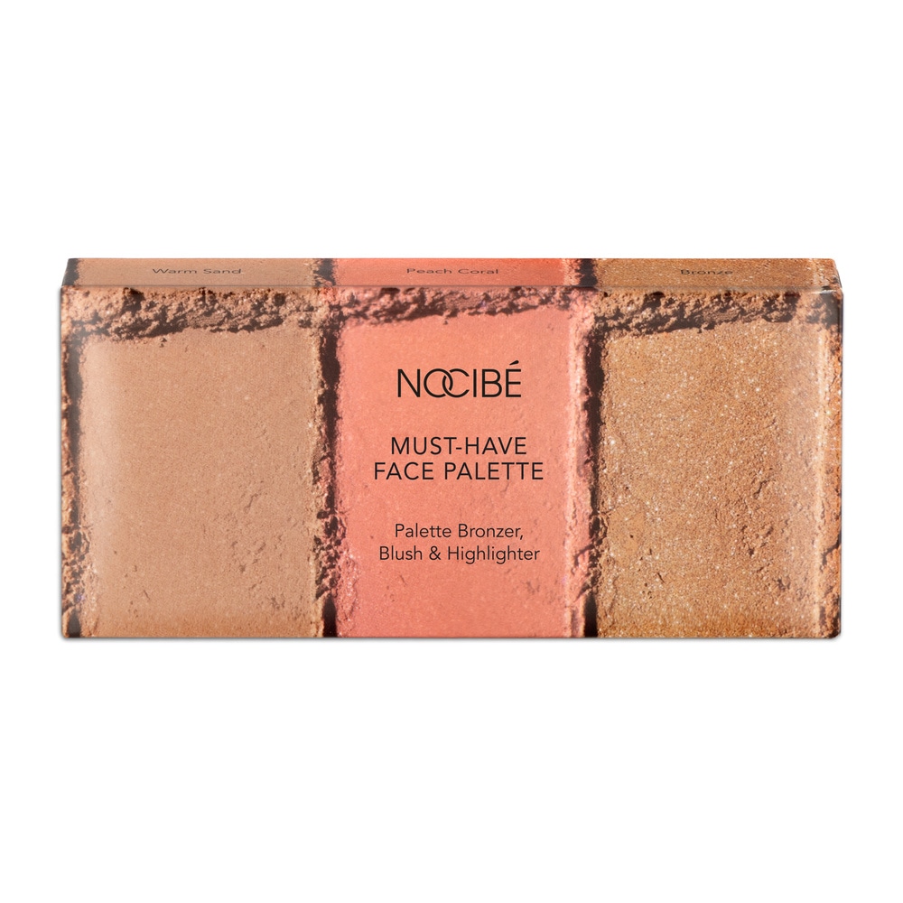 Nocibé NOCIBE M-H FACE PAL 2 LT Palette Bronzer, Blush & Highlighter