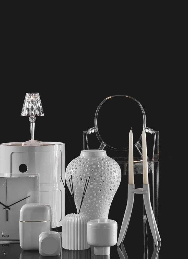 Kartell Componibili Στρογγυλό Μεσαίο Ντουλάπι (2 τεμάχια)