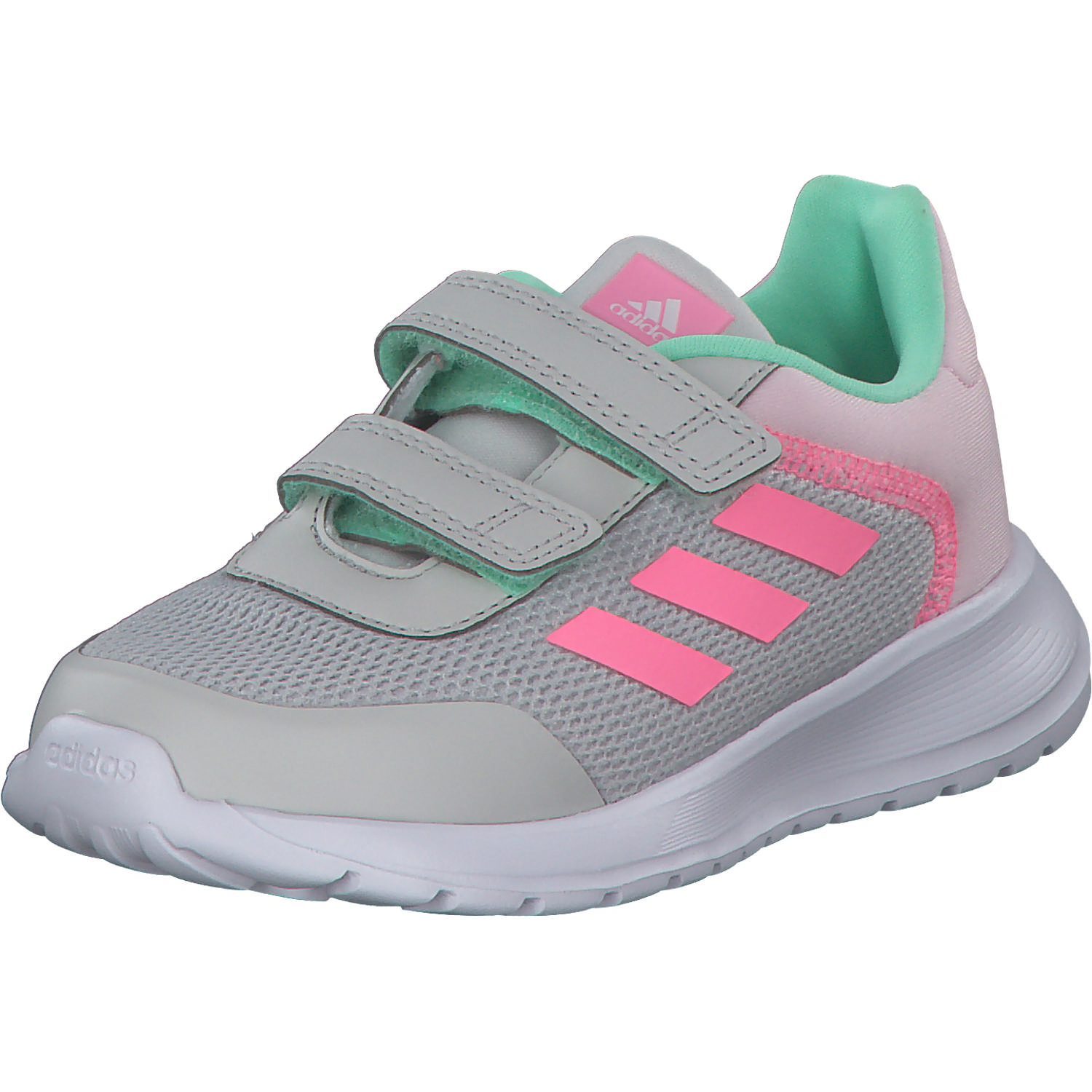 Adidas Tensaur Run 2.0 CF I, Sneakers Low, Kinder, grey one/beam pink/pulse mint