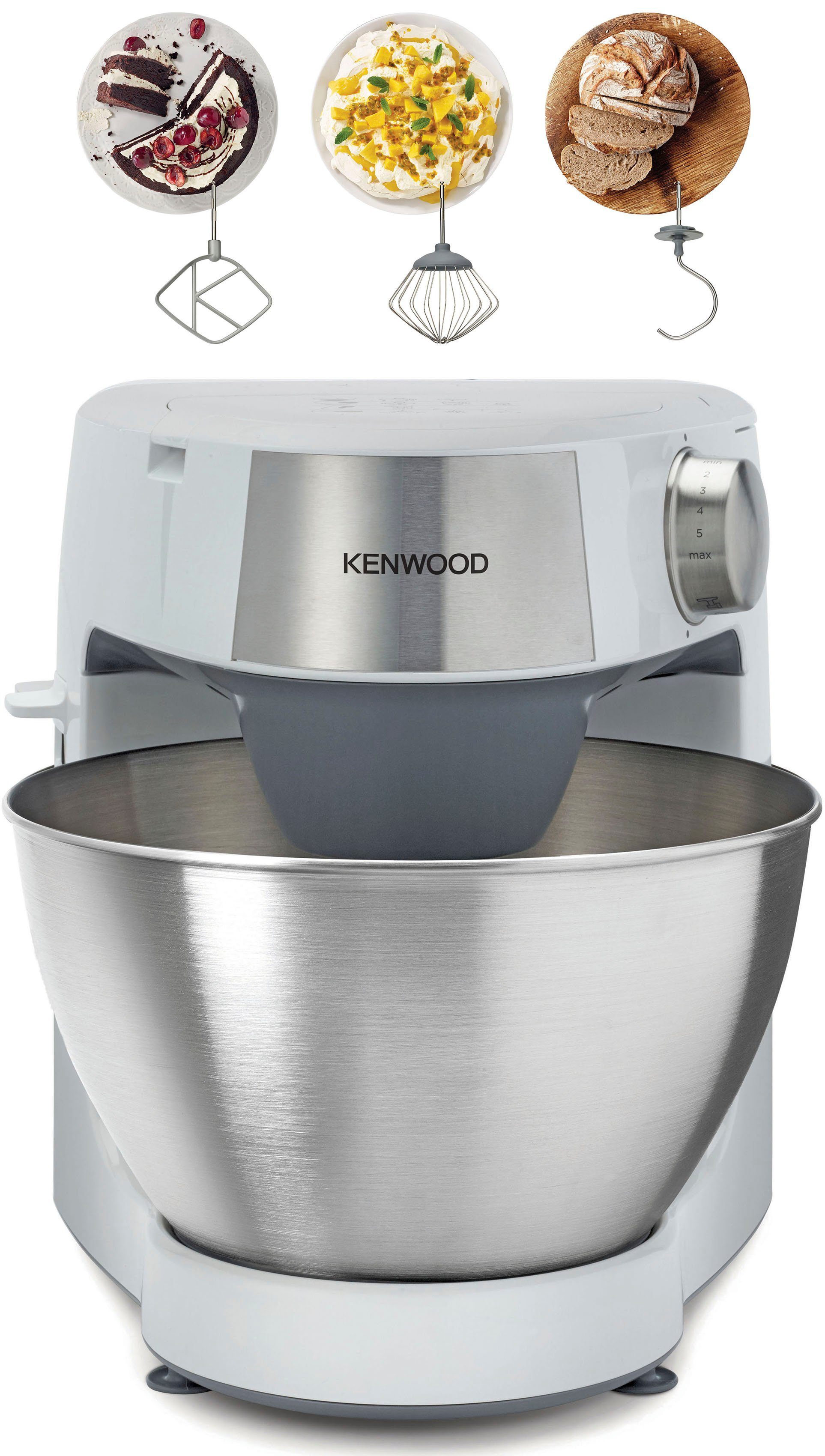 KENWOOD Küchenmaschine Prospero+ KHC29, A0WH, 1000 W, 4,3 l Schüssel, 4,3 l Schüssel, weiß
