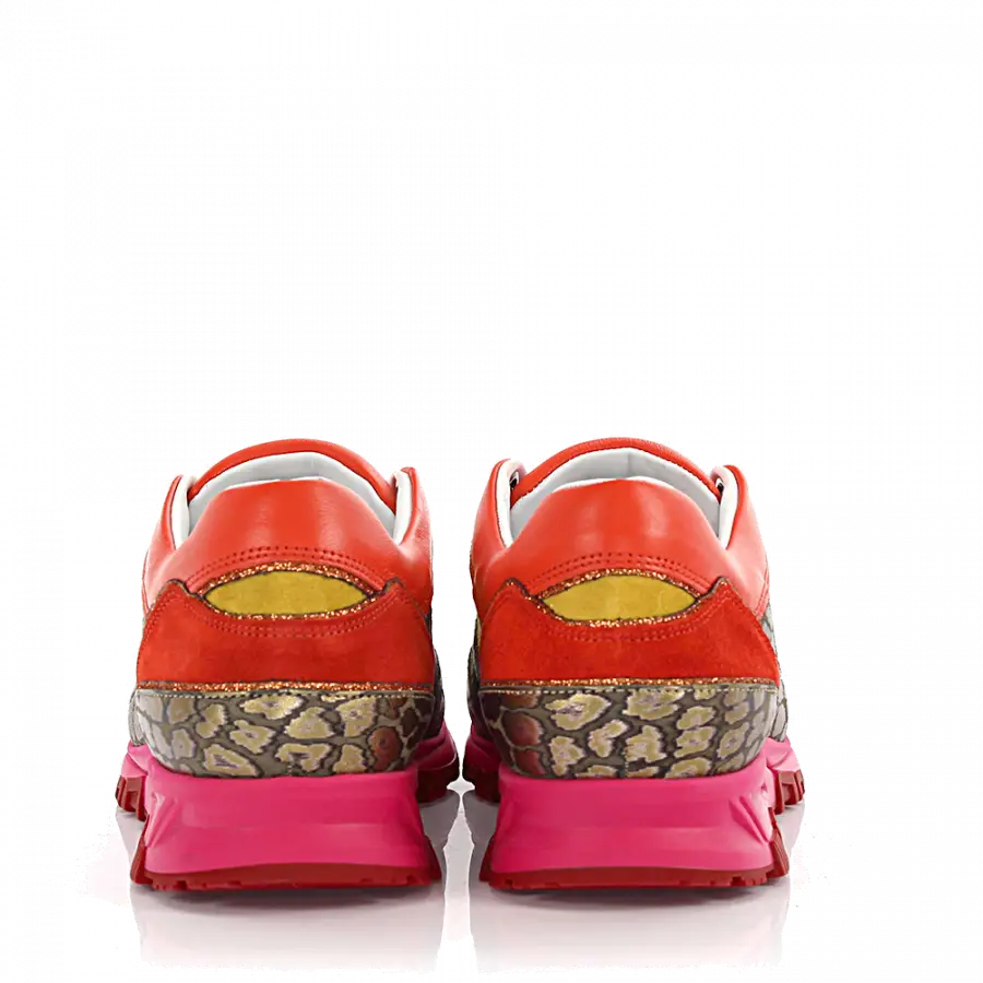 Lanvin - Running Sneaker Velourleder Leder pink - pink
