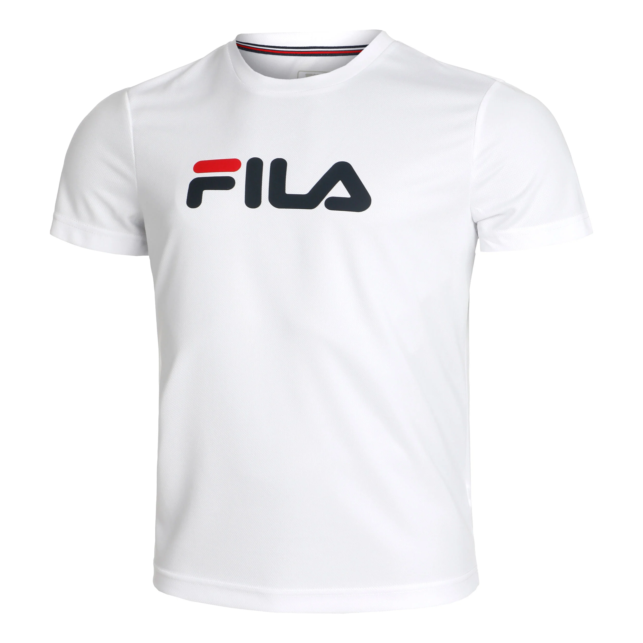 Logo T-Shirt Herren - Weiß, Dunkelblau