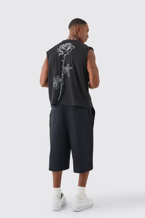 Kurzes kastiges Oversize Tanktop