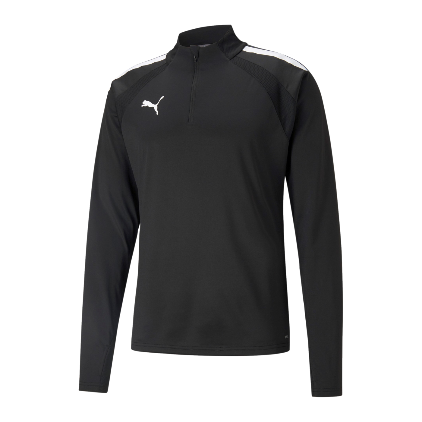 PUMA teamLIGA HalfZip Sweatshirt Schwarz F03