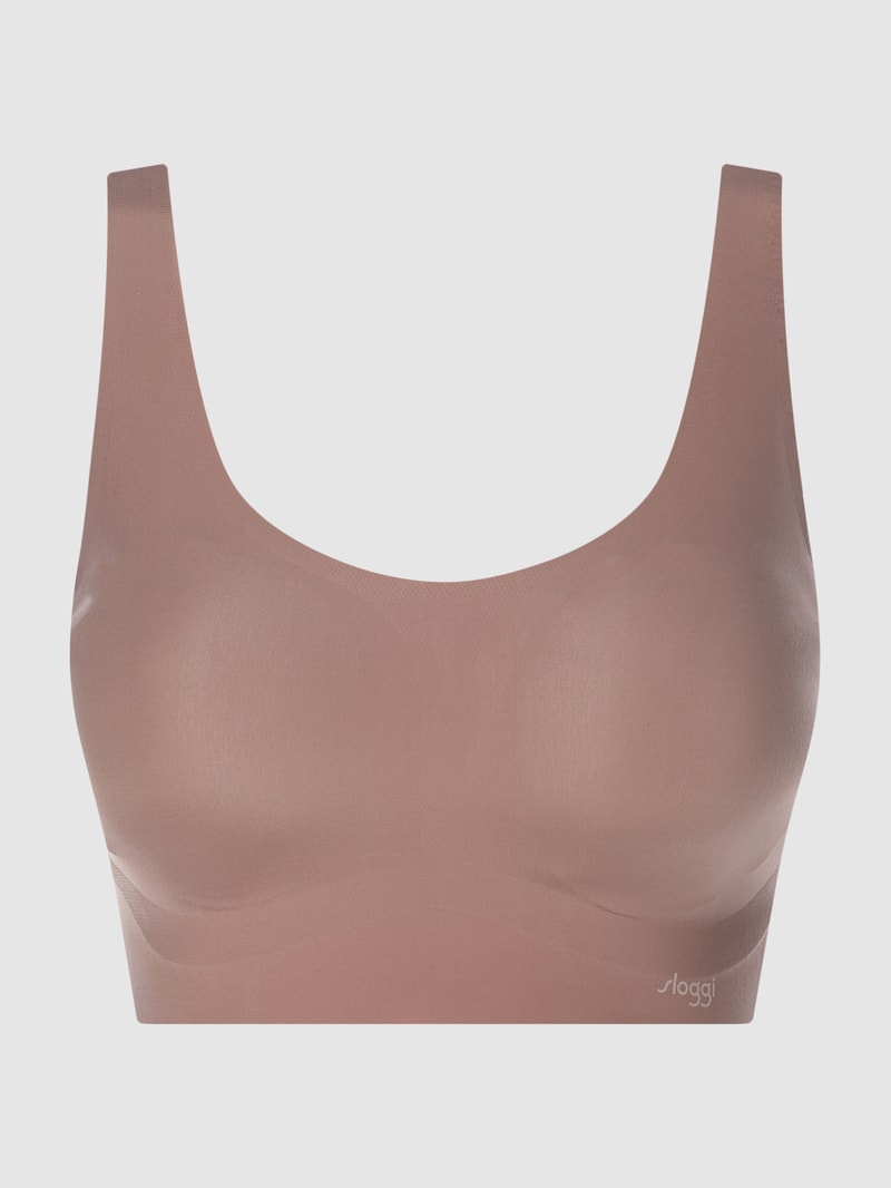 Bustier aus Mikrofaser in hellbraun