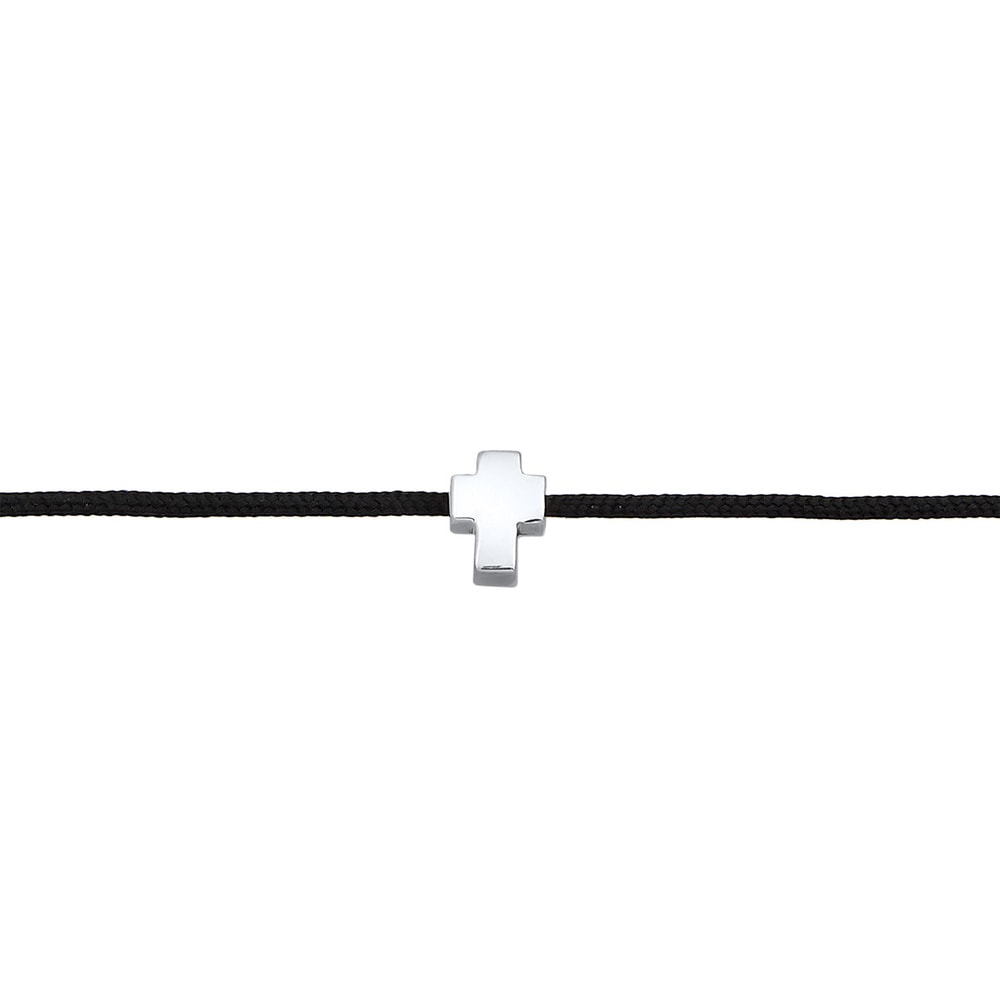 Elli Elli Collier Femmes Choker Pendentif Croix avec nylon en argent sterling 925 collier