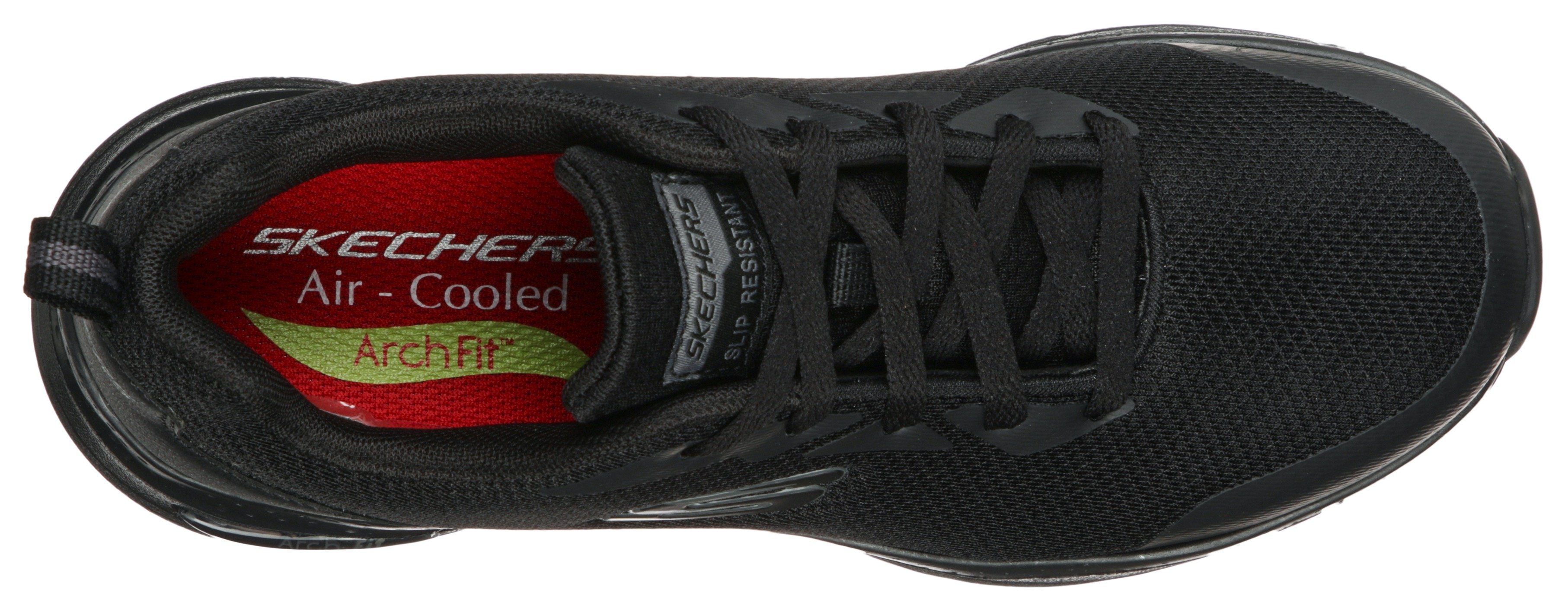 Skechers ARCH FIT SR Berufsschuh im monochromen Look
