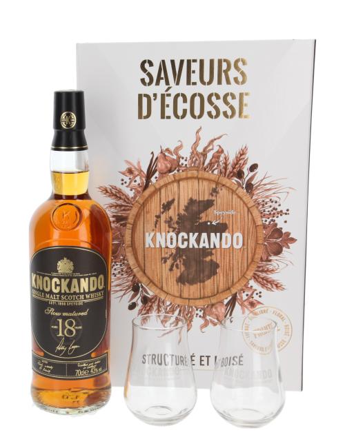 Knockando Slow Matured mit 2 Gläsern 0,7 l·43 % vol