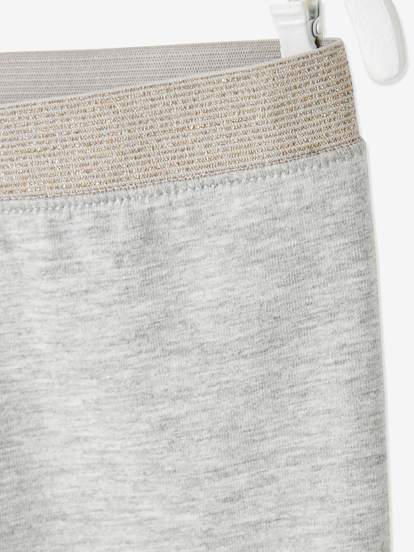 Legging Basics fille ceinture irisée rose foncé