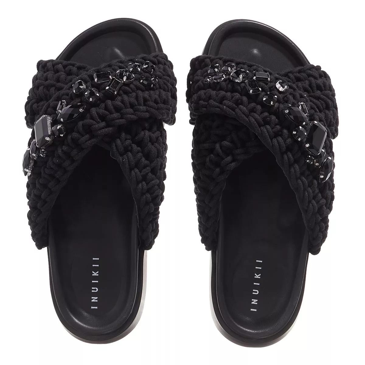 INUIKII Komfort Sandalen schwarz Slide