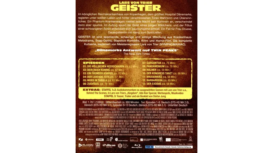 Geister: Die komplette Serie (Lars von Trier)  [7 BRs]