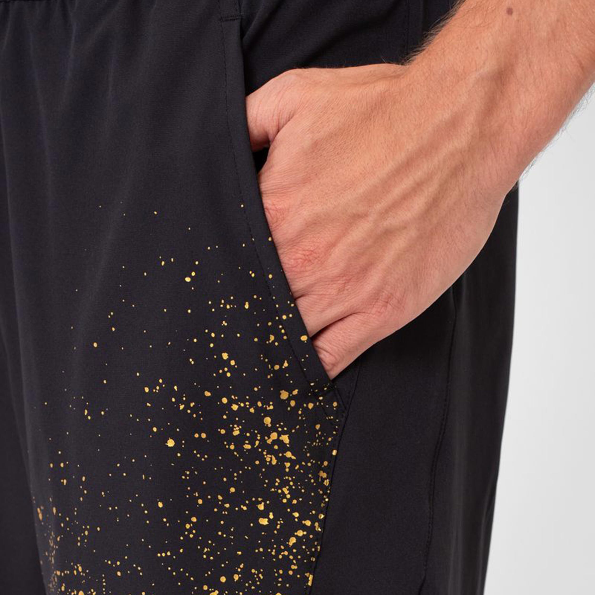 Paris 2024 7 Inch Shorts Herren - Schwarz, Gold