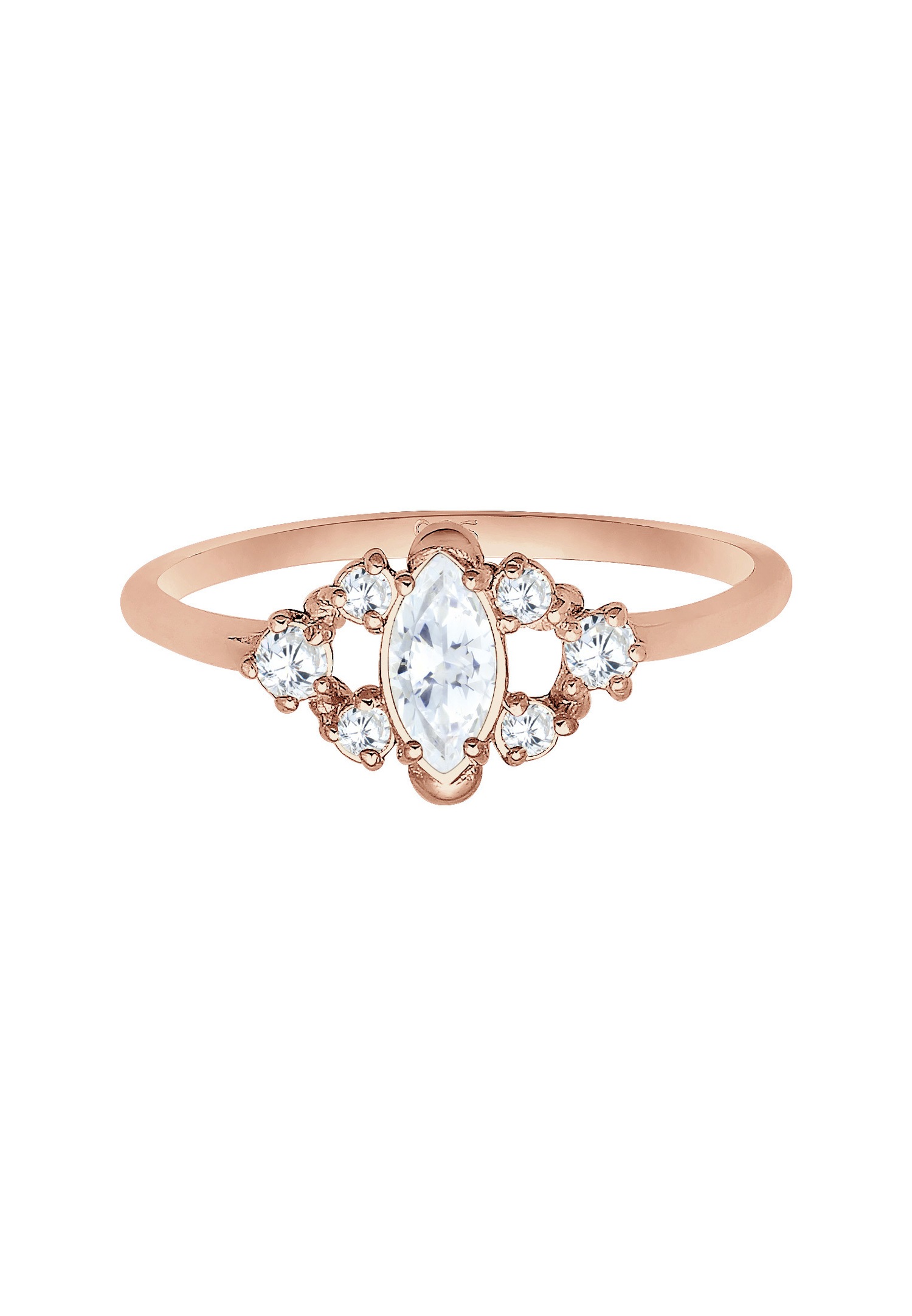 Elli Damen-Armband mit verspieltem Blumenmuster und Zirkonia-Kristallen aus 925er Sterlingsilber