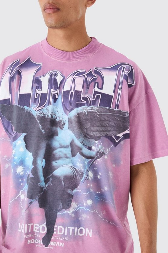 Oversize T-Shirt mit Ofcl Renaissance Print