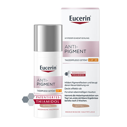 EUCERIN Anti-Pigment Tag getönt mittel LSF 30  50 ml  Tagescreme
