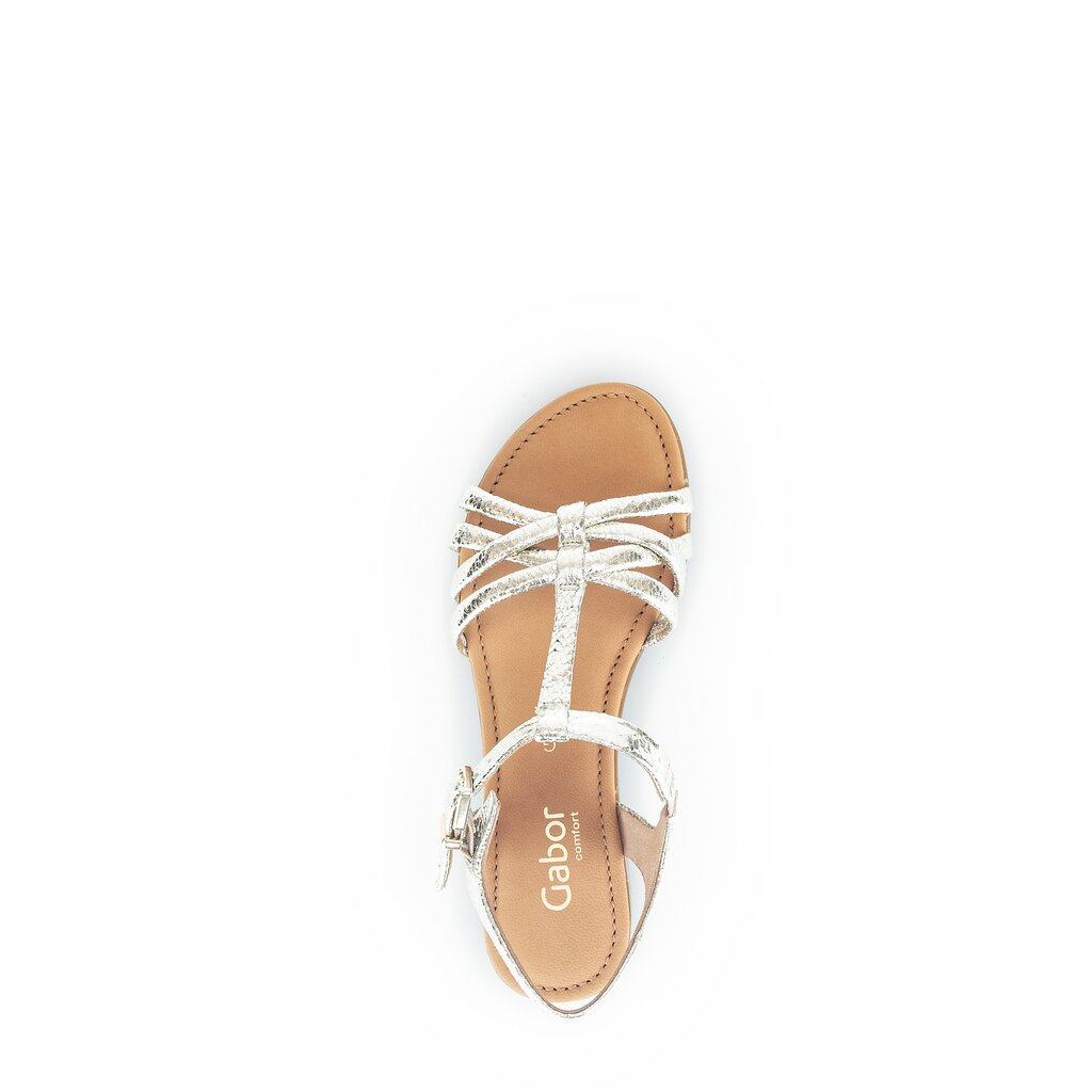 Gabor comfort Riemchensandale gold