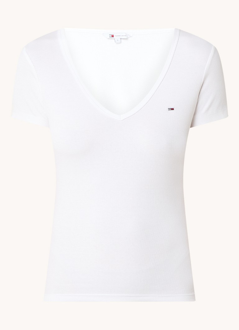 Tommy Hilfiger Fine-knit T-shirt with logo