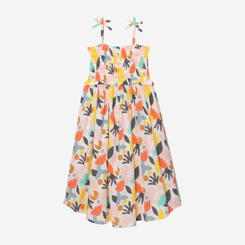 Robe fille pop couleur blanche Catimini