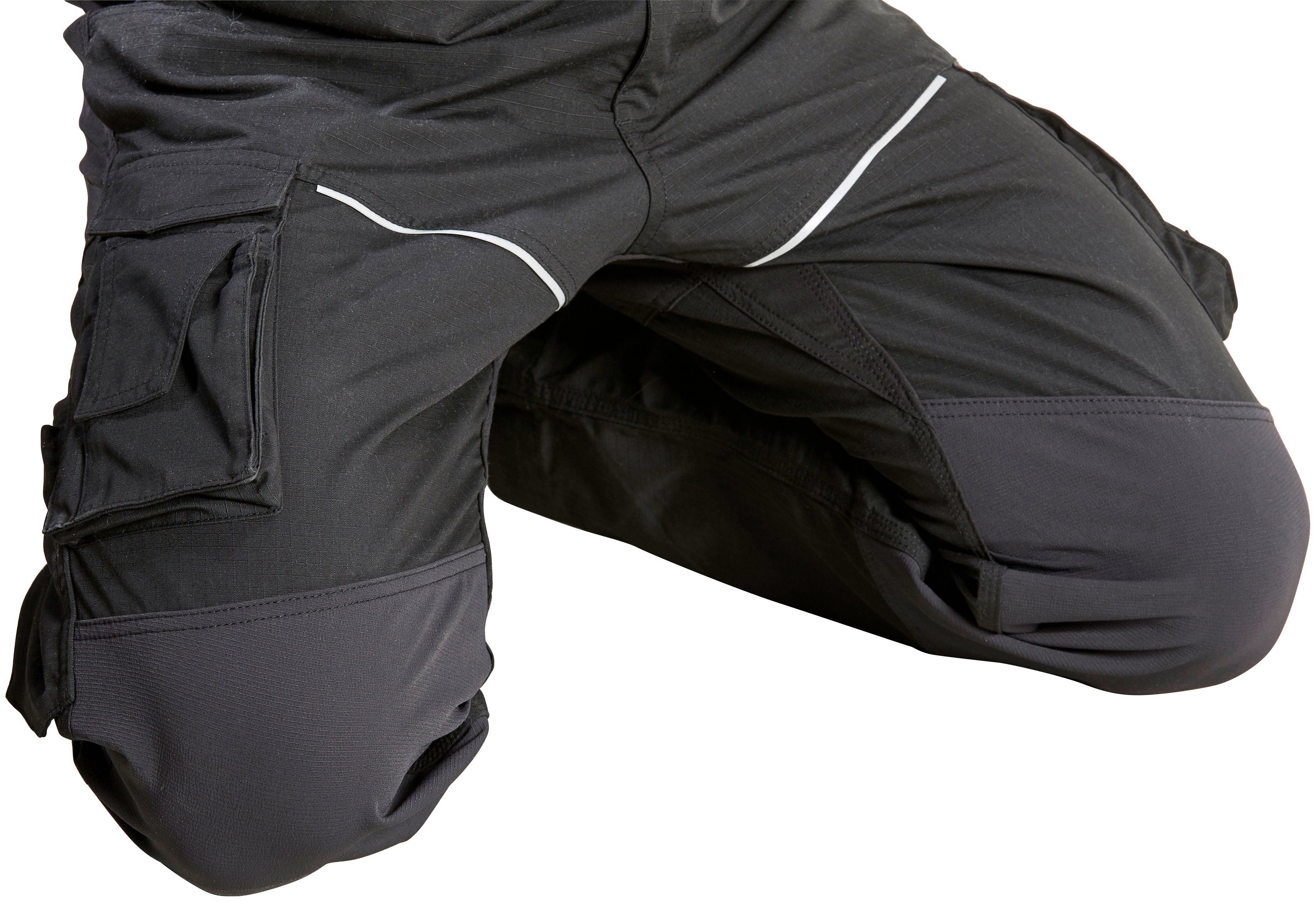 Northern Country Arbeitshose (9 praktischen Taschen, einfache Beinverlängerung, langlebiges Material) bequem, mit elastischen Cordura®Knieverstärkung und Stretcheinsätzen