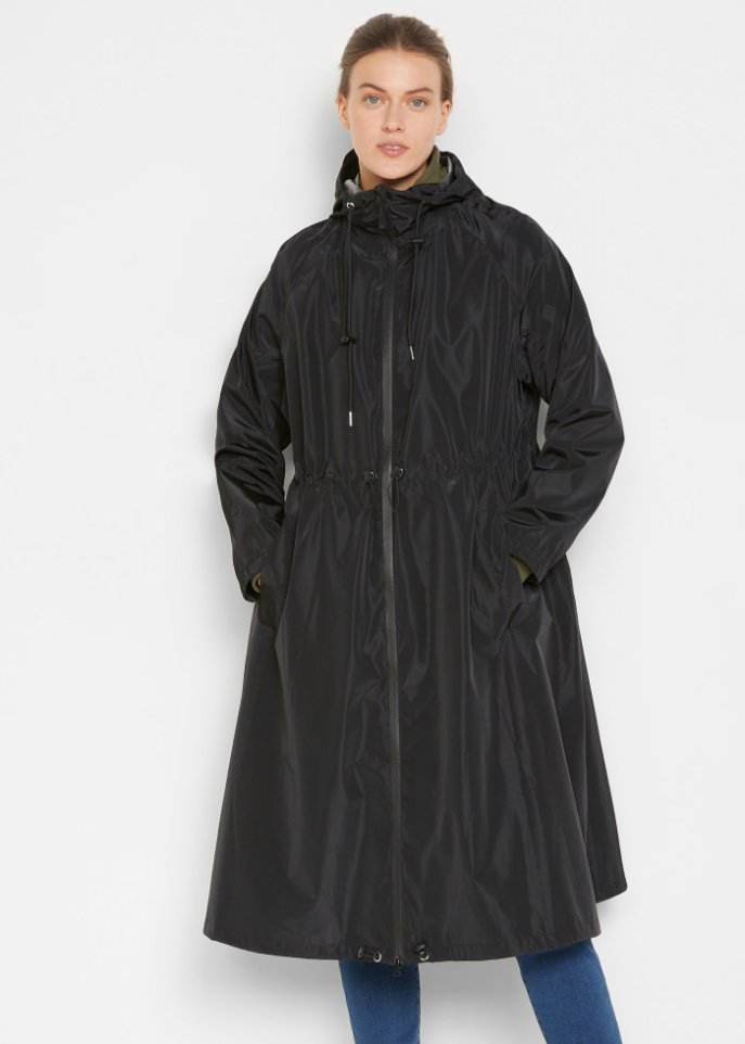 Oversize Funktions-Mantel, sehr weit, wasserdicht