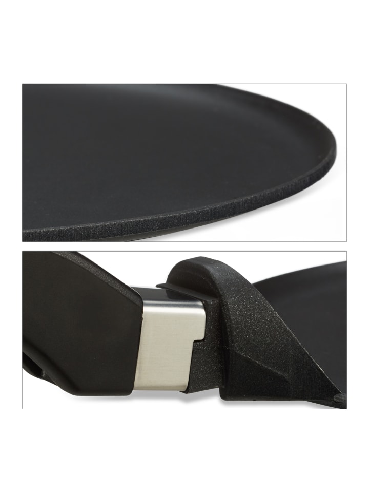 relaxdays Crêpepfanne in Schwarz günstig kaufen onesize