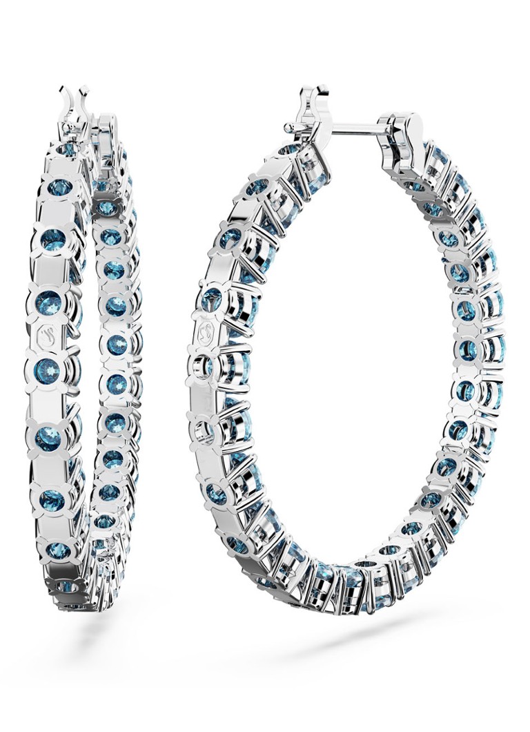 Swarovski MATRIX ON HOOP M AQUAM/RHS