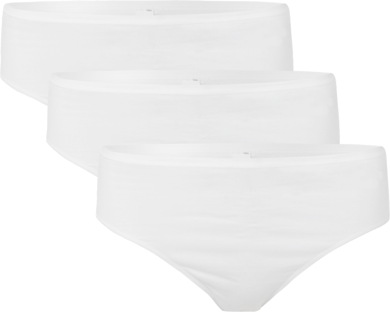 Panties im 3er-Pack in weiß
