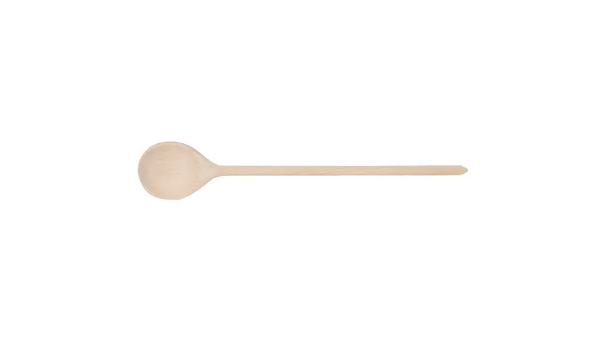 Kochlöffel Holz rund 32cm grün/weiß