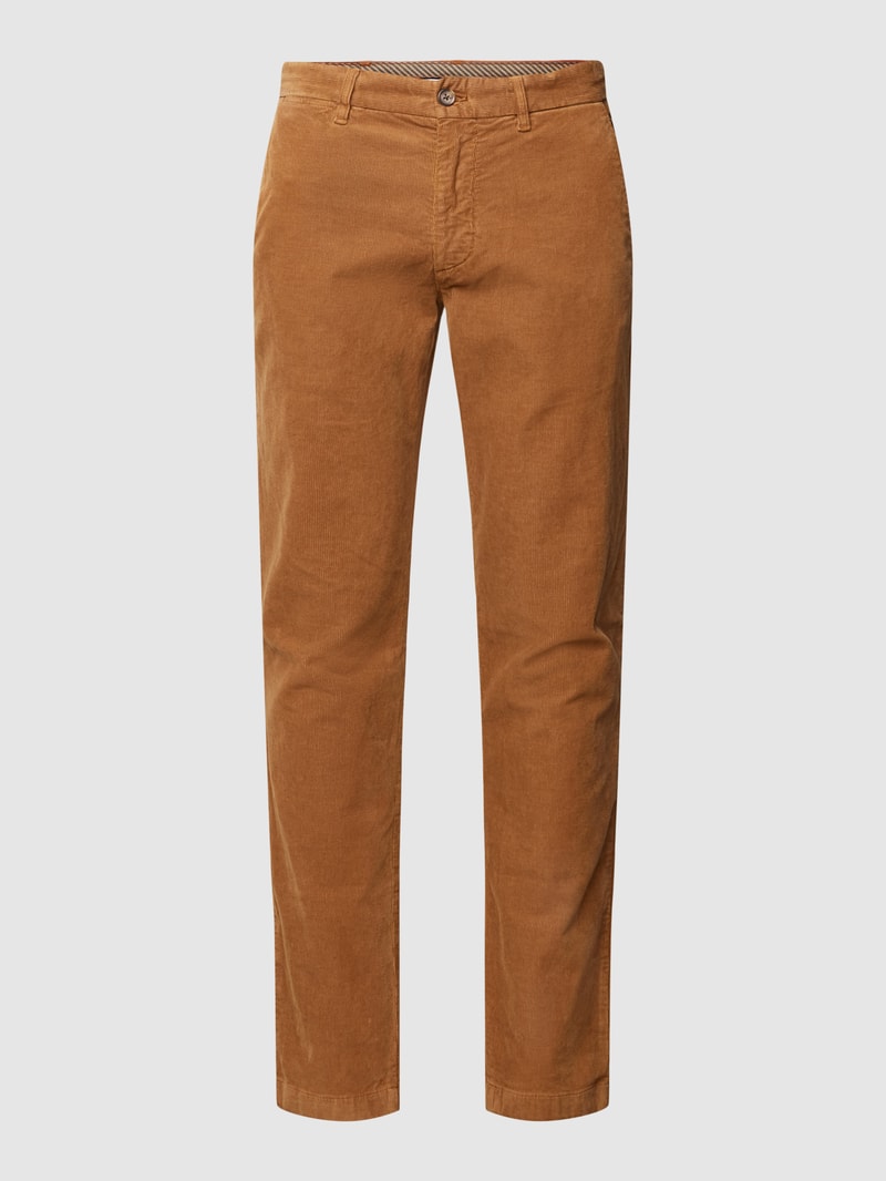 Chino in Cord-Optik Modell 'BLEECKER' in khaki