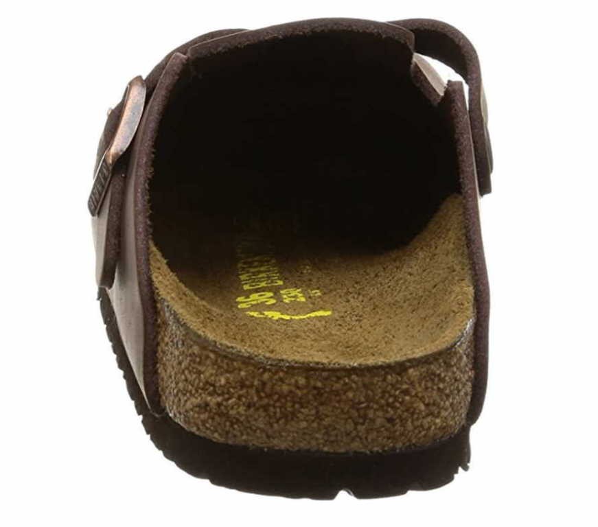 BIRKENSTOCK Komfort Sandalen braun Boston Fettleder