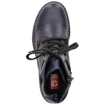 Rieker Schnürstiefelette in blau