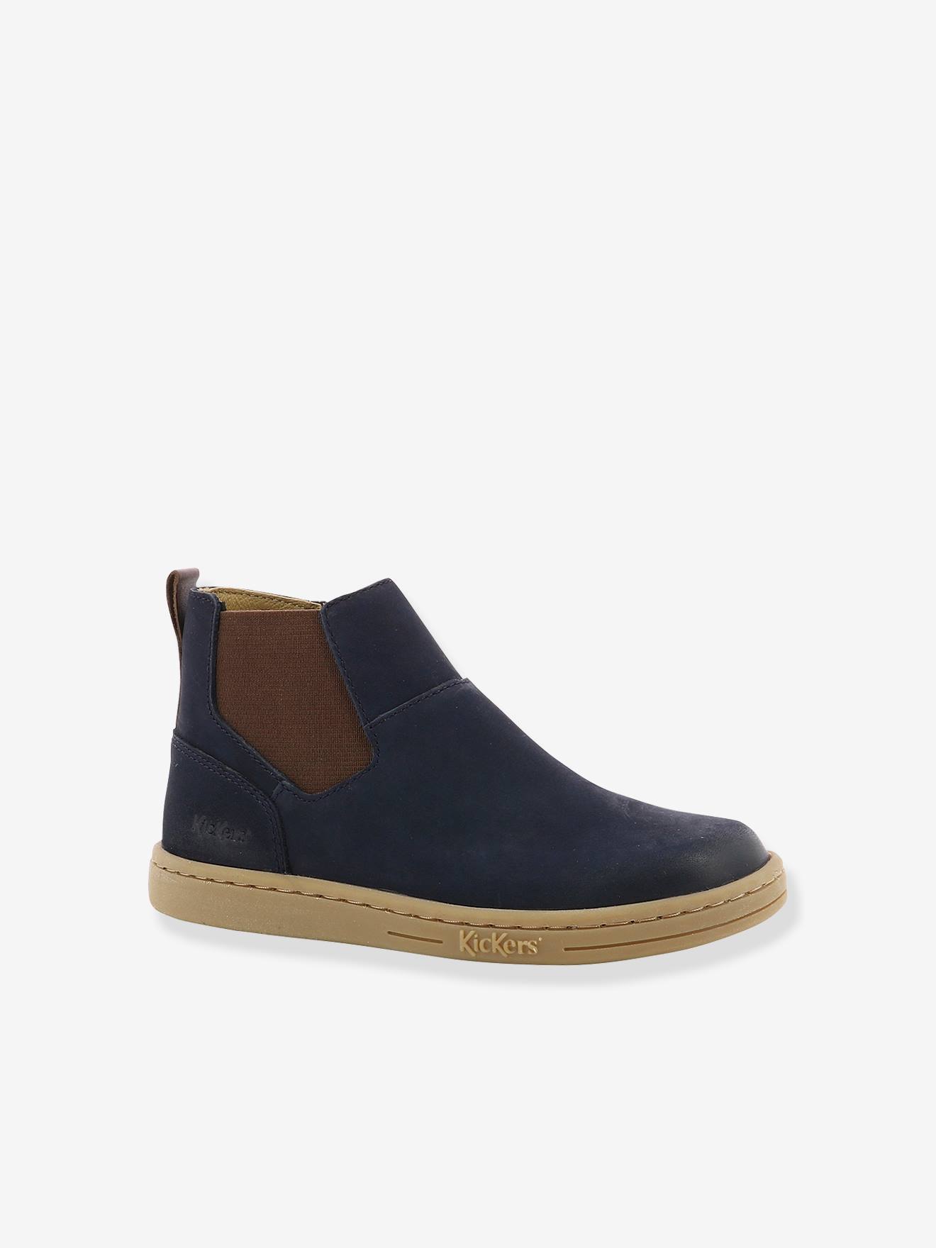 Boots cuir enfant Tackbo KICKERS® marine