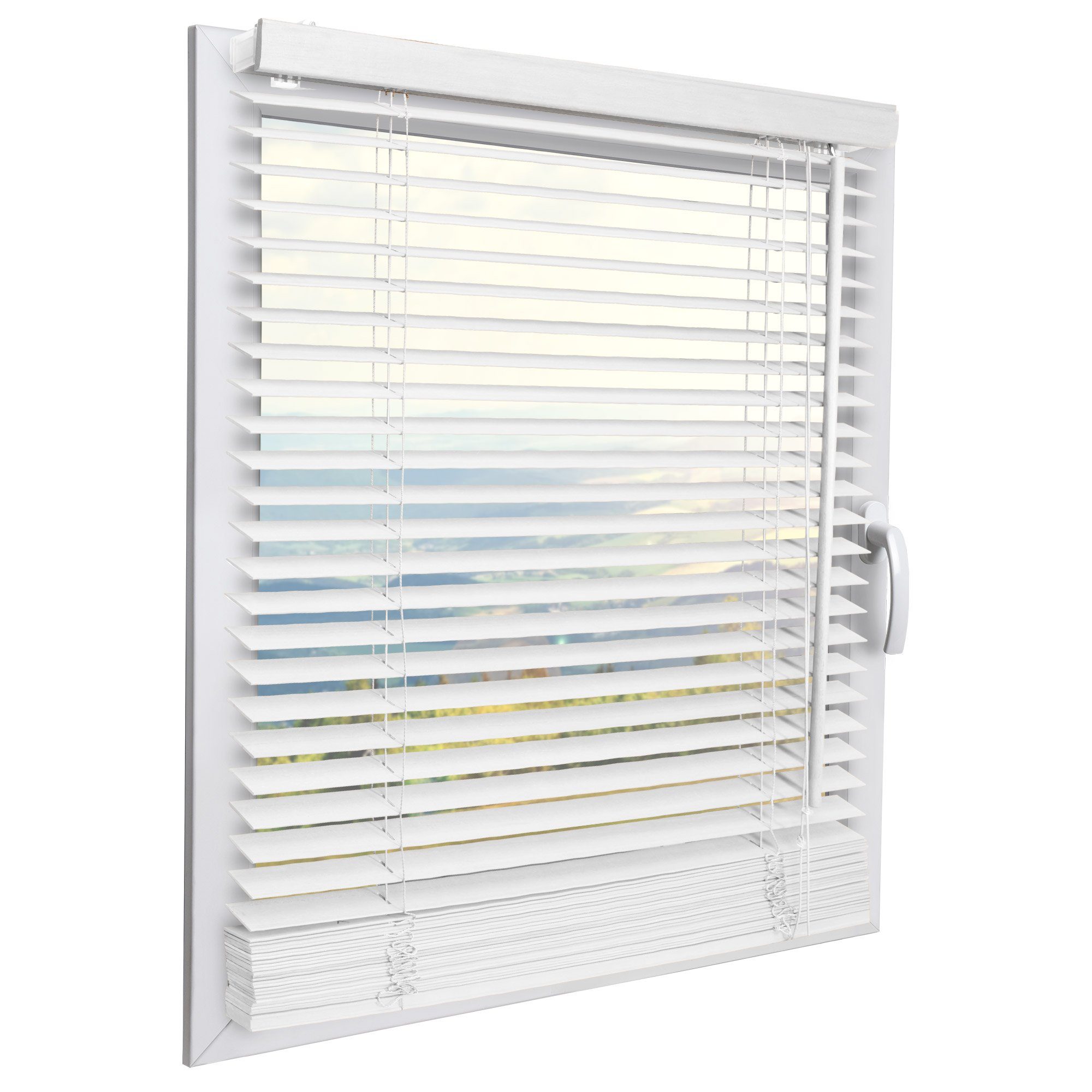 Jalousie SolDecor JH3, Sol Royal, Holzjalousie Weiß