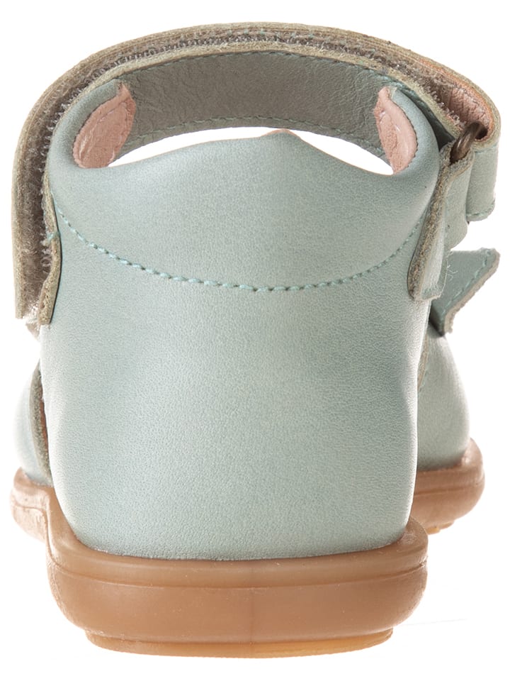 kmins Leder-Sandalen in Türkis günstig kaufen