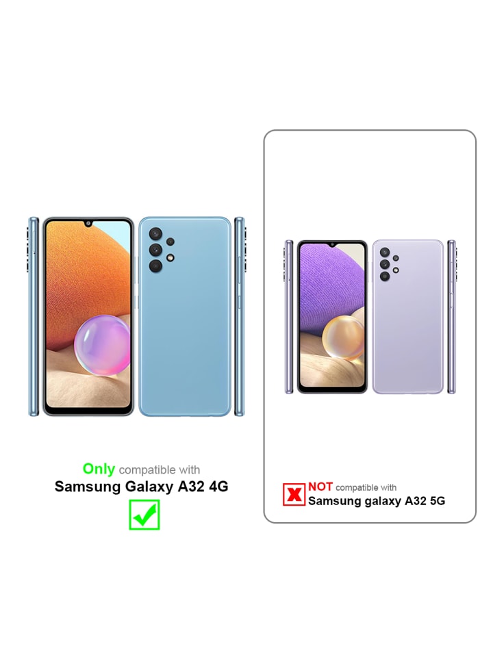 cadorabo Hülle für Samsung Galaxy A32 4G Glitter in Transparent mit Glitter günstig kaufen onesize