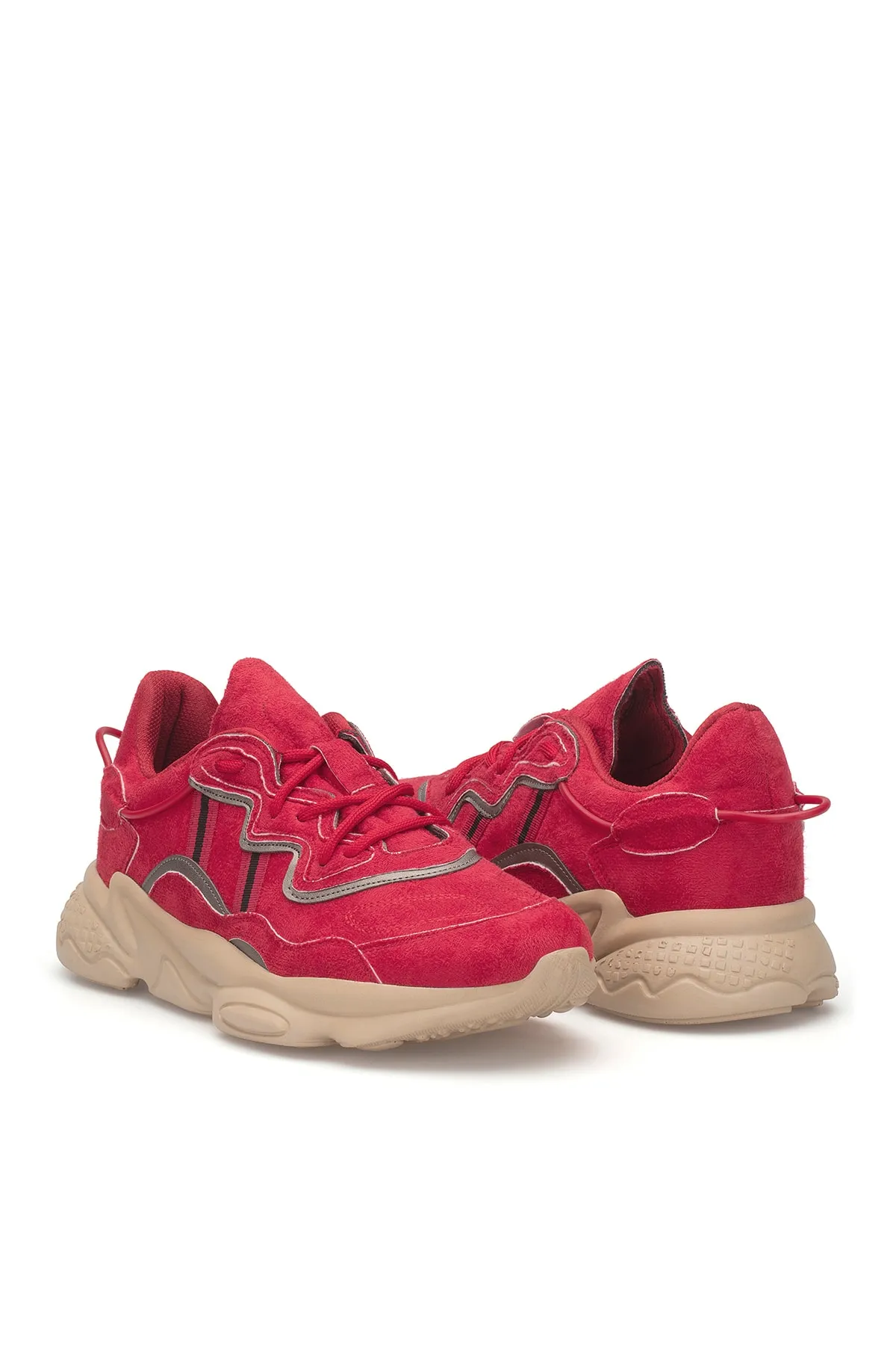 DARK SEER  Sneaker - Rot - Flacher Absatz