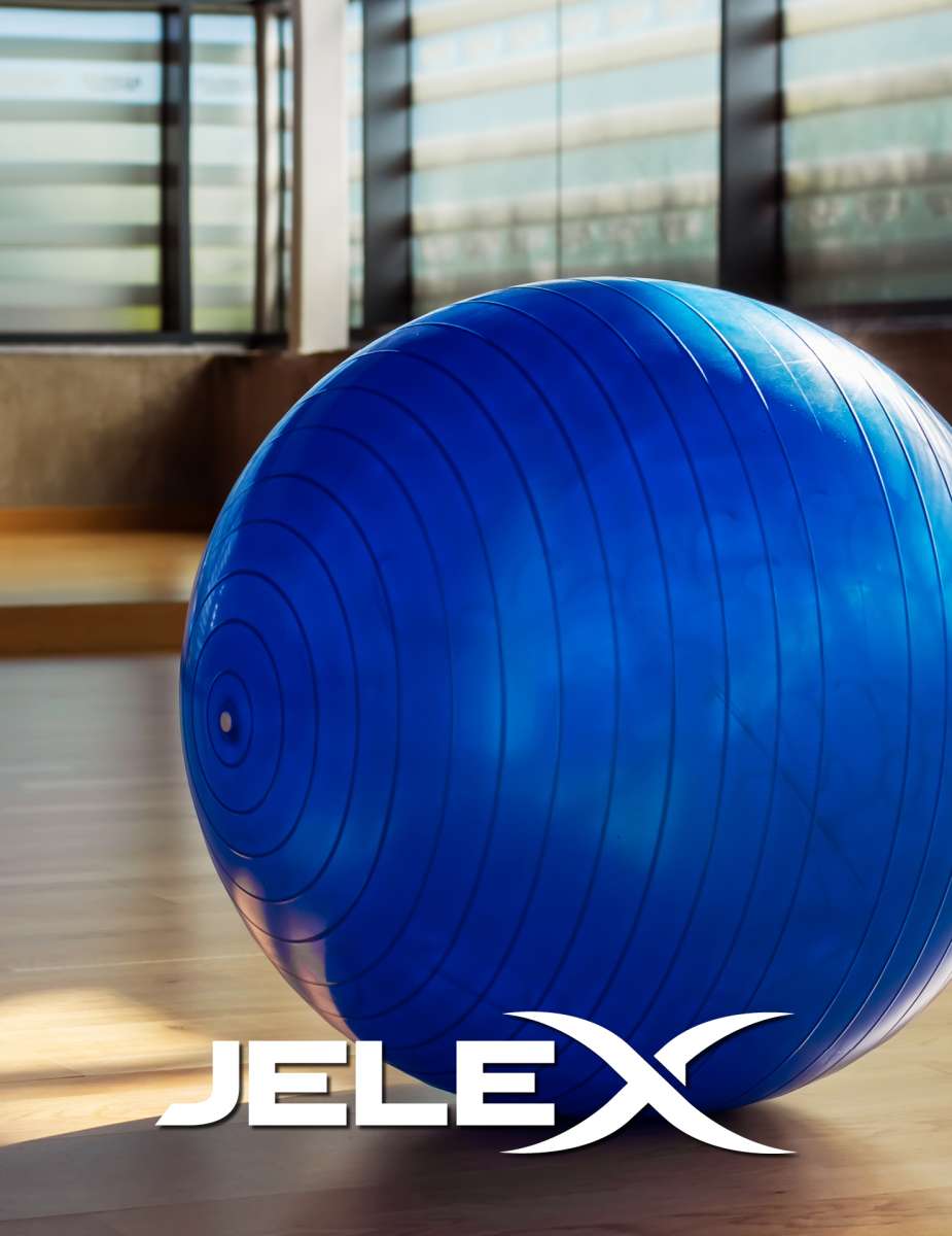 JELEX Fitness Yogaball inkl. Pumpe 65cm lila