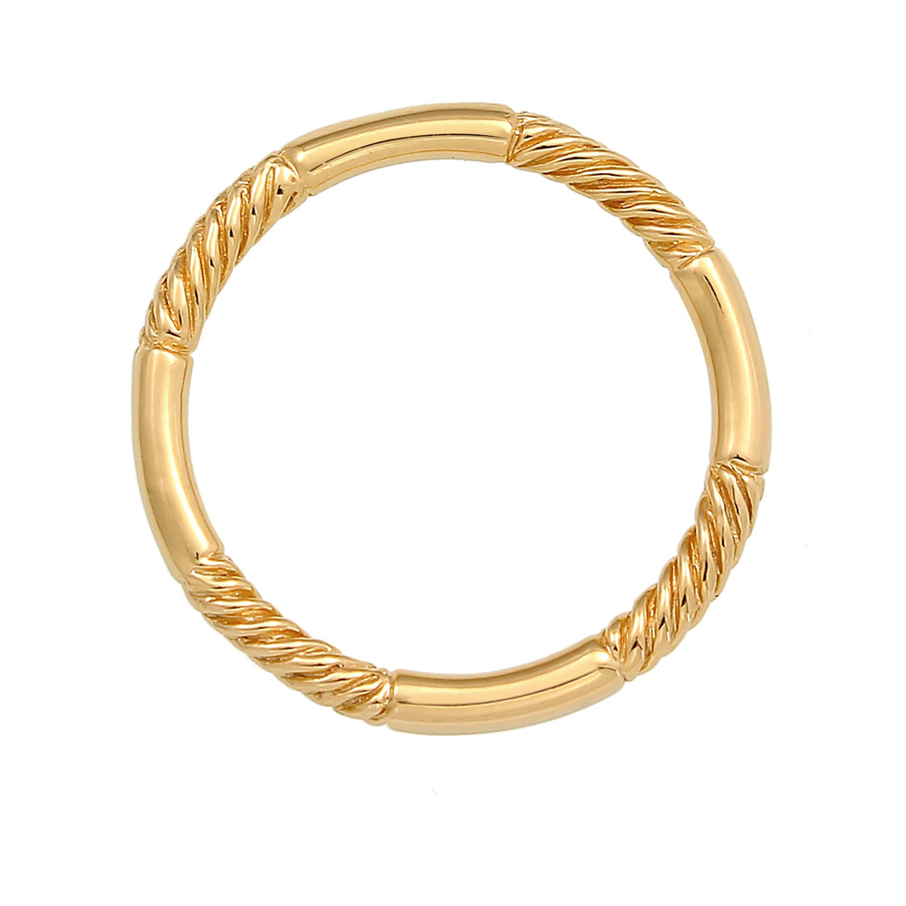 Elli Elli Bague Empilage Basic Tourné Minimale Femme - (925/1000) Argent Bague