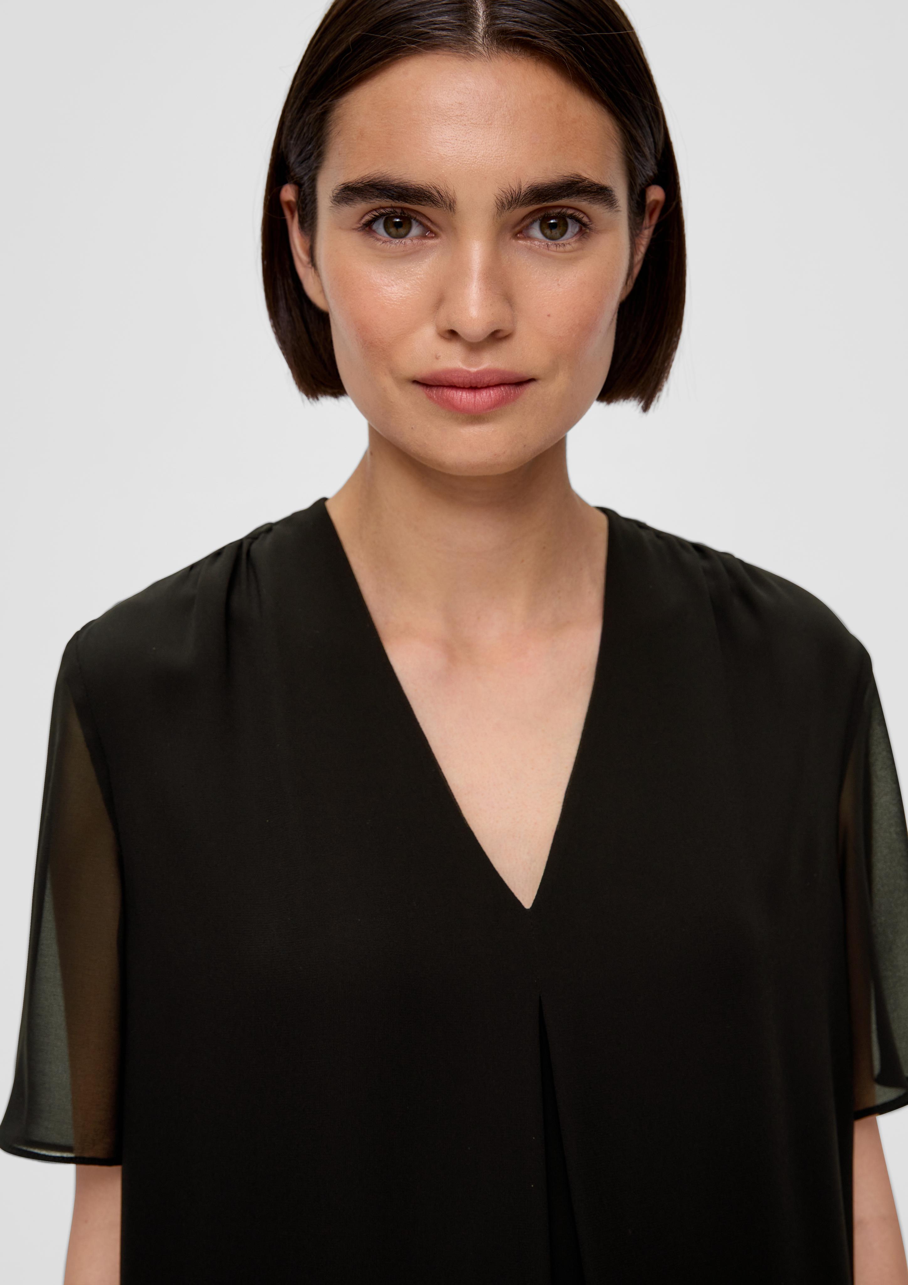 Bluse mit V-Ausschnitt  2135558-9999