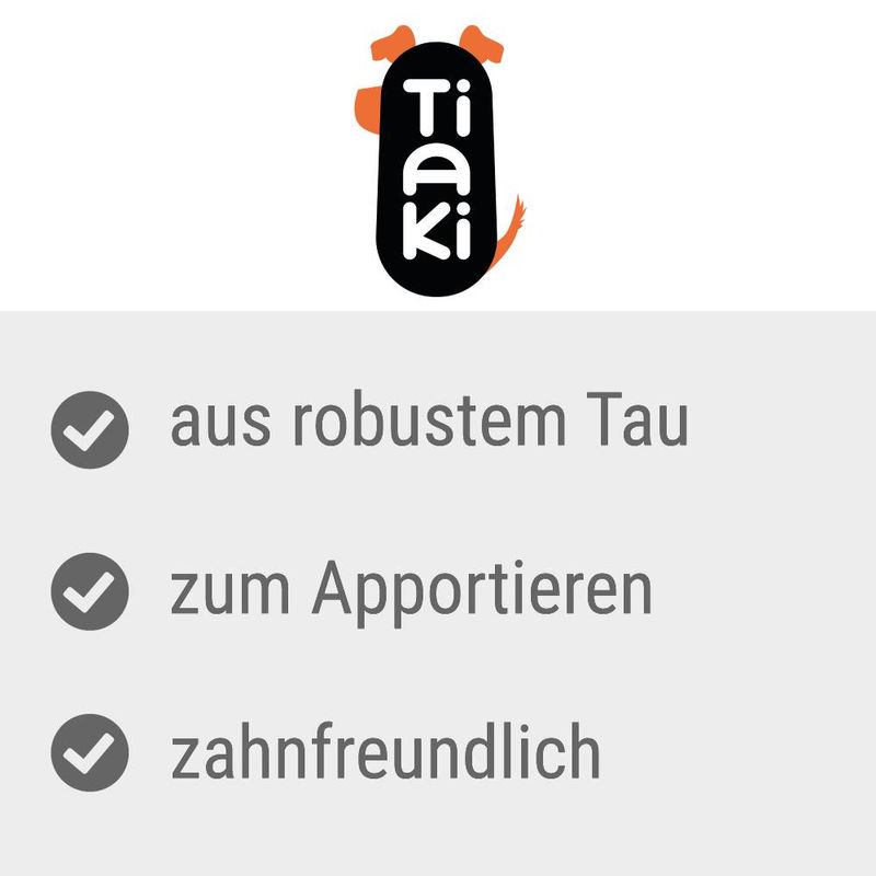TIAKI Hundespielzeug Seilball zu TOP-Preisen