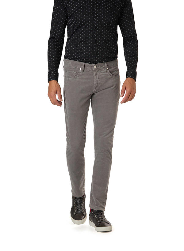BALDESSARINI, Hose Jayden, Cord, silbergrau