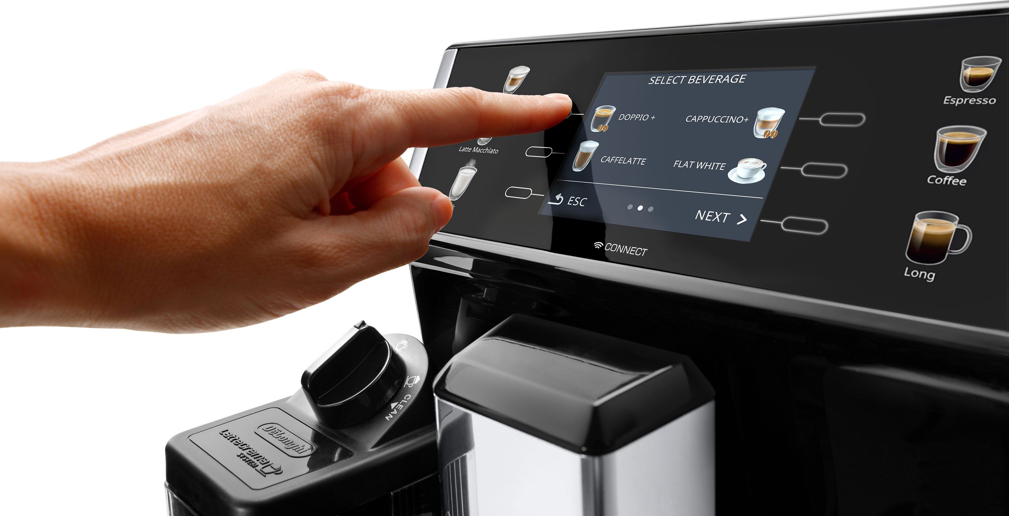 De'Longhi Kaffeevollautomat PrimaDonna Class ECAM 550.65.SB, schwarz