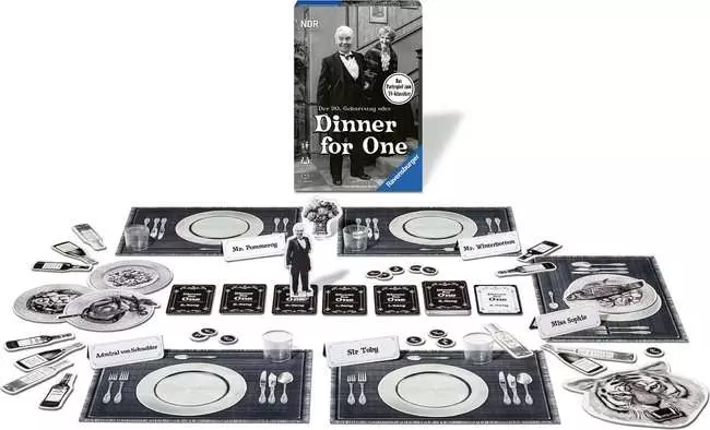Der 90. Geburtstag oder Dinner for One - Spiel ab 10 Jahren