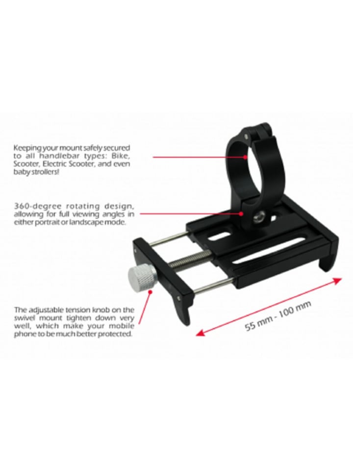 Swissten Smartphone Fahrradhalter 4-7